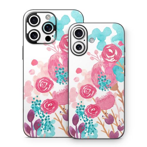 Blush Blossoms iPhone 16 Series Skin