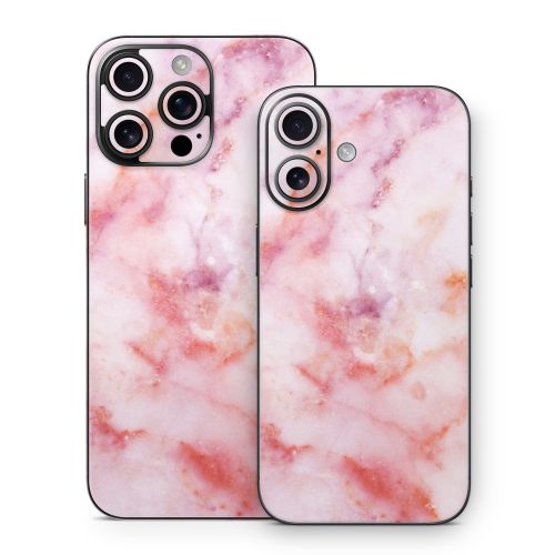 Blush Marble iPhone 16 Series Skin