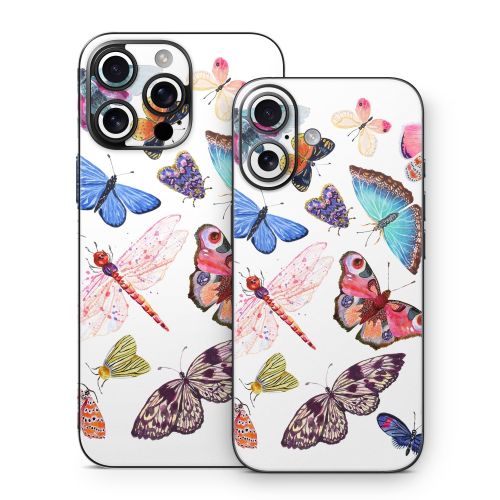 Butterfly Scatter iPhone 16 Series Skin