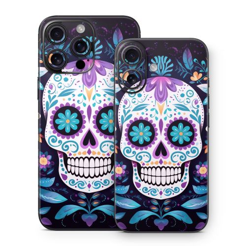 Calavera Azul iPhone 16 Series Skin