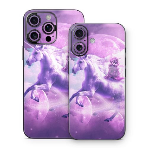 Cat Unicorn iPhone 16 Series Skin