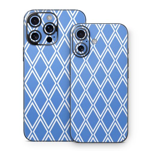 Blue Checks iPhone 16 Series Skin