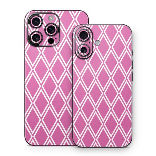 Pink Checks iPhone 16 Series Skin