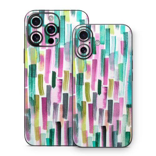 Colorful Brushstrokes iPhone 16 Series Skin