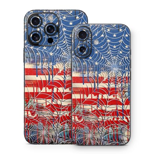 Cobweb Flag iPhone 16 Series Skin
