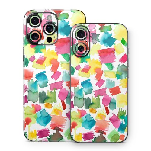 Colorful Strokes iPhone 16 Series Skin
