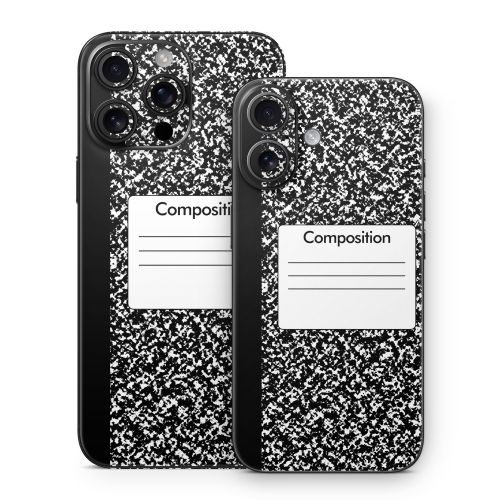 Composition Notebook iPhone 16 Series Skin