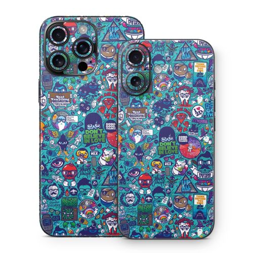Cosmic Ray iPhone 16 Series Skin