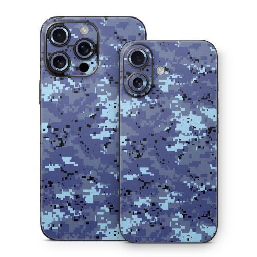 Digital Sky Camo iPhone 16 Series Skin