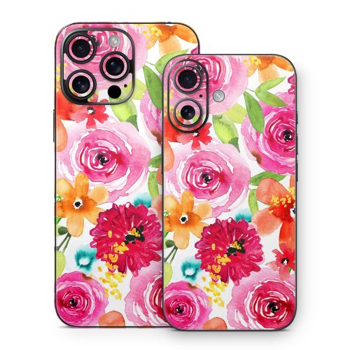 Floral Pop iPhone 16 Series Skin