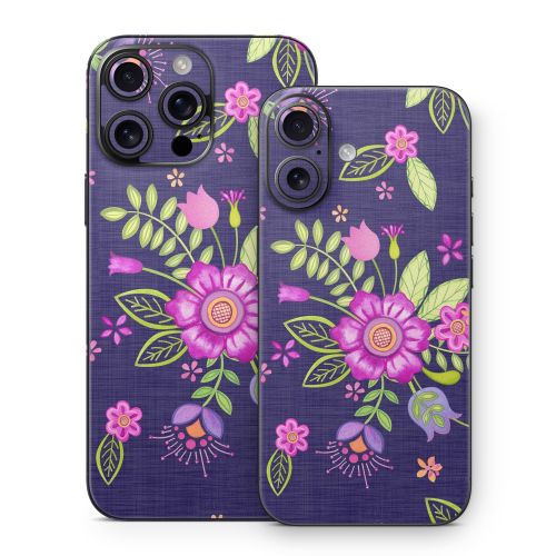 Folk Floral iPhone 16 Series Skin