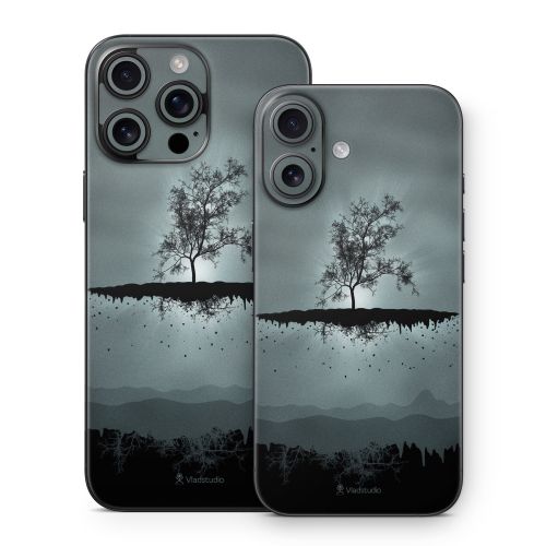 Flying Tree Black iPhone 16 Series Skin