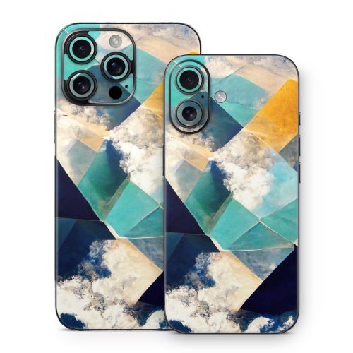 Gold Clouds iPhone 16 Series Skin
