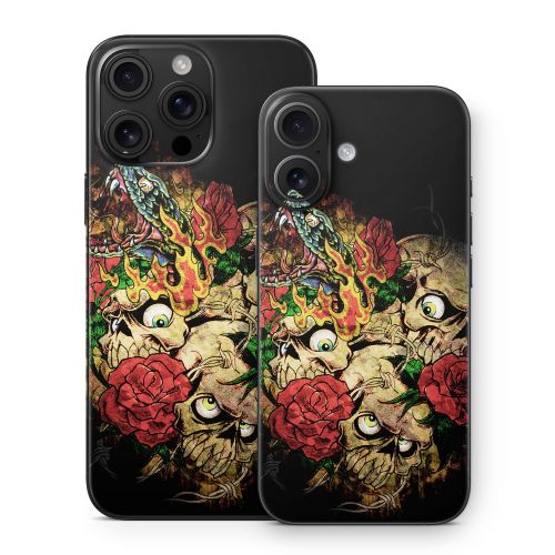 Gothic Tattoo iPhone 16 Series Skin