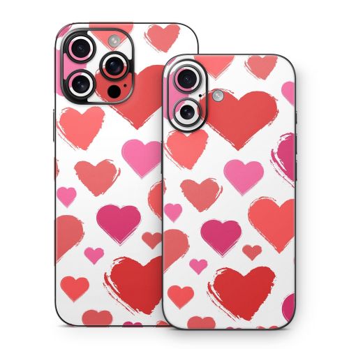 Hearts iPhone 16 Series Skin