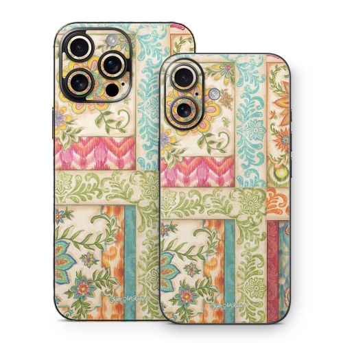 Ikat Floral iPhone 16 Series Skin