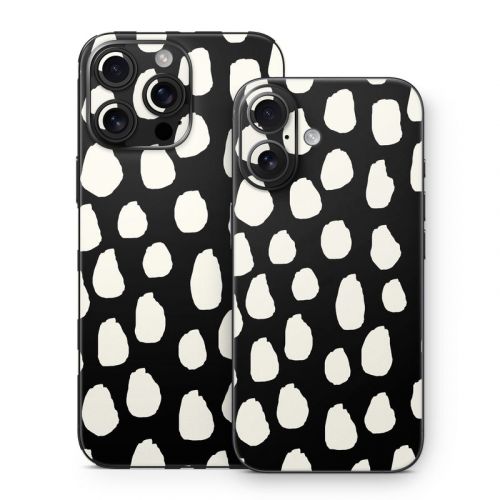 Inky Spots Black iPhone 16 Series Skin