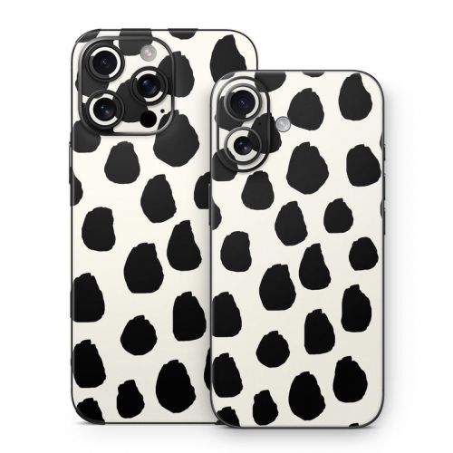 Inky Spots Cream iPhone 16 Series Skin