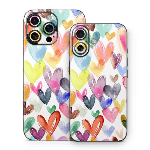 Juvi Hearts iPhone 16 Series Skin