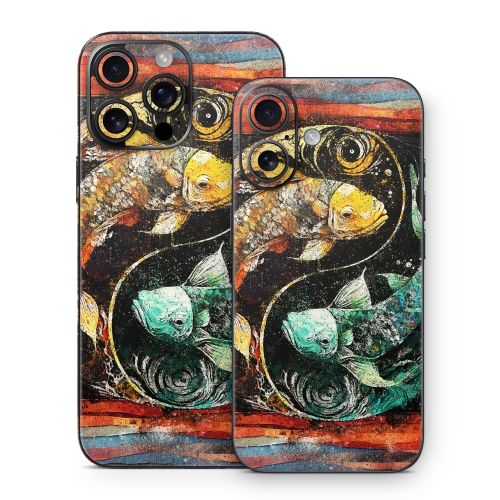 Koi Fish Yin Yang iPhone 16 Series Skin
