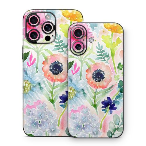 Loose Flowers iPhone 16 Series Skin