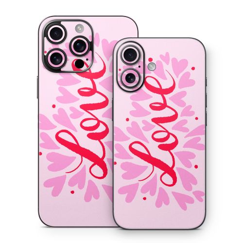 Love Hearts iPhone 16 Series Skin