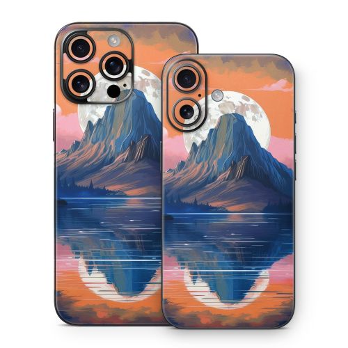 Mountain Moonrise iPhone 16 Series Skin