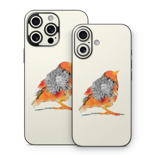Orange Bird iPhone 16 Series Skin