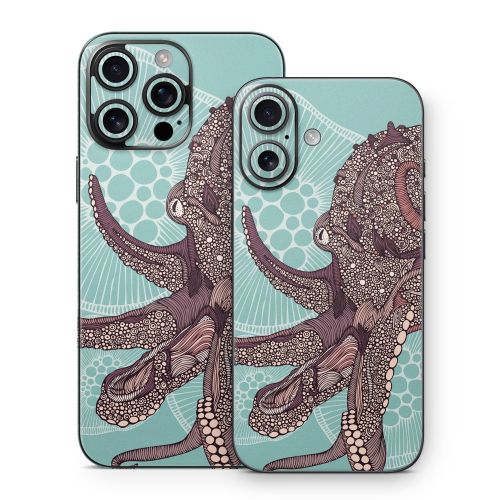 Octopus Bloom iPhone 16 Series Skin
