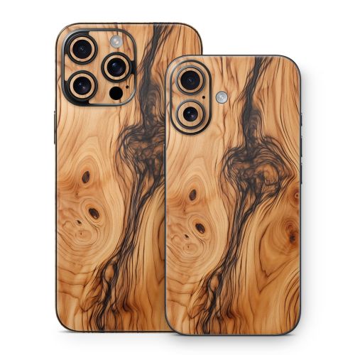 Olive Wood iPhone 16 Series Skin