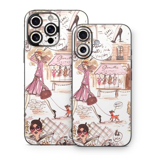 Paris Makes Me Happy iPhone 16 Series Skin