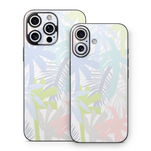 Pastel Palms iPhone 16 Series Skin