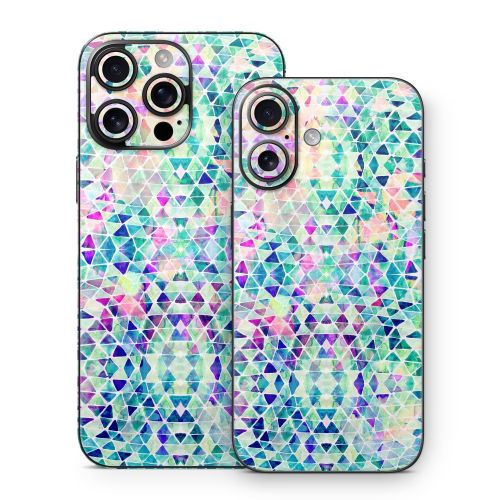 Pastel Triangle iPhone 16 Series Skin