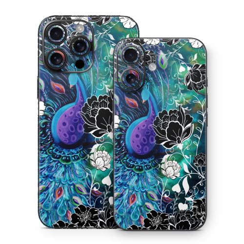 Peacock Garden iPhone 16 Series Skin