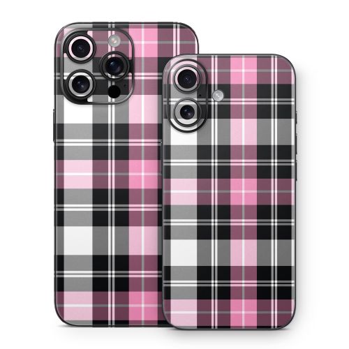 Pink Plaid iPhone 16 Series Skin
