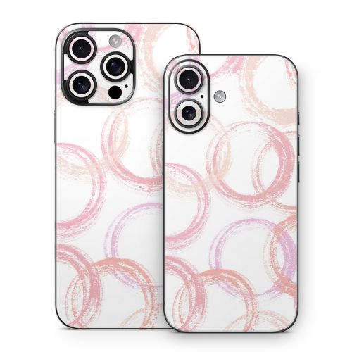 Pink Circles iPhone 16 Series Skin