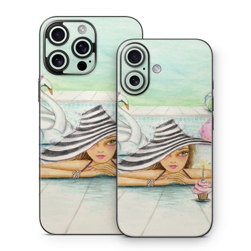 Delphine at the Pool Party iPhone 16 Series Skin