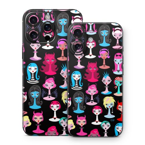 Punky Goth Dollies iPhone 16 Series Skin