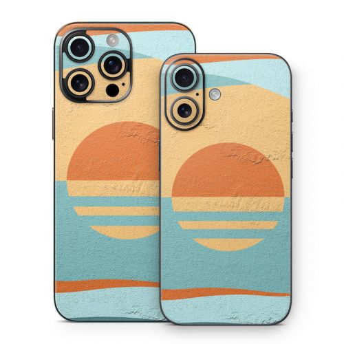 Retro Sunset iPhone 16 Series Skin