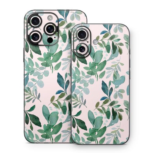 Sage Greenery iPhone 16 Series Skin
