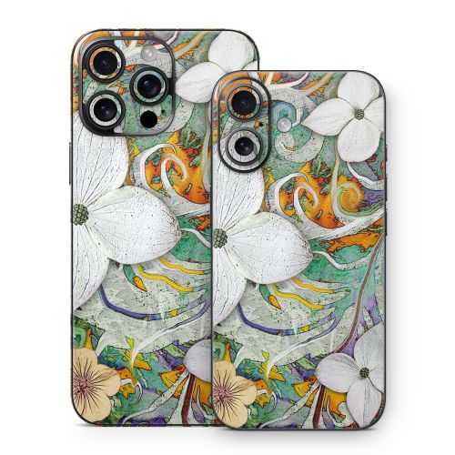 Sangria Flora iPhone 16 Series Skin