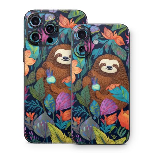 Garden of Slothy Delights iPhone 16 Series Skin