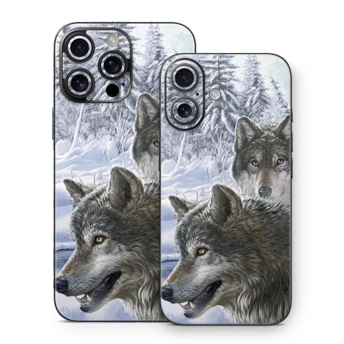 Snow Wolves iPhone 16 Series Skin