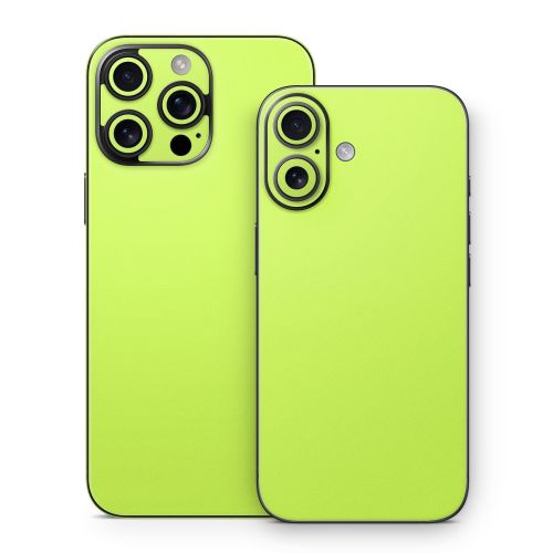 Solid State Lime iPhone 16 Series Skin