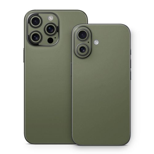 Solid State Olive Drab iPhone 16 Series Skin