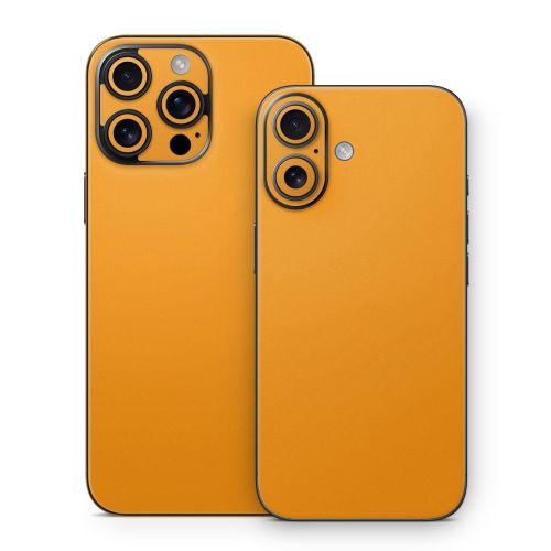 Solid State Orange iPhone 16 Series Skin