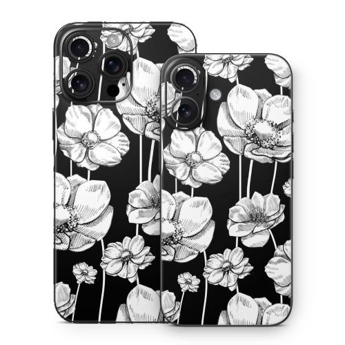 Striped Blooms iPhone 16 Series Skin