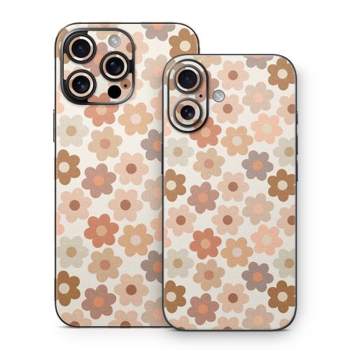 Terracotta Daisies iPhone 16 Series Skin