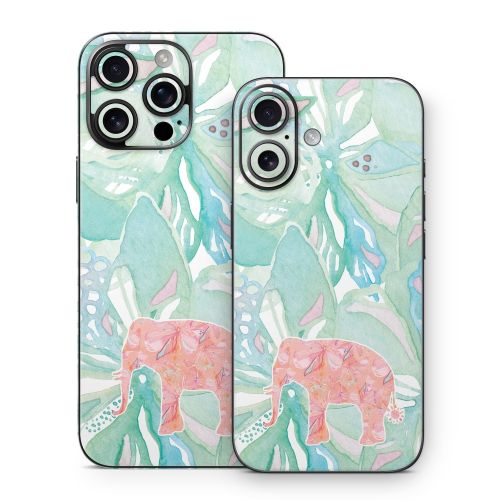 Tropical Elephant iPhone 16 Series Skin