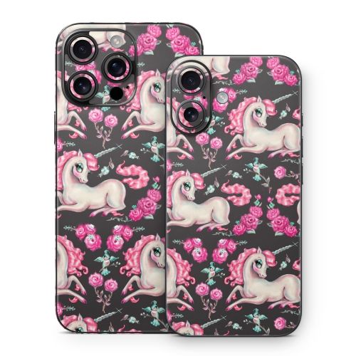 Unicorns and Roses iPhone 16 Series Skin